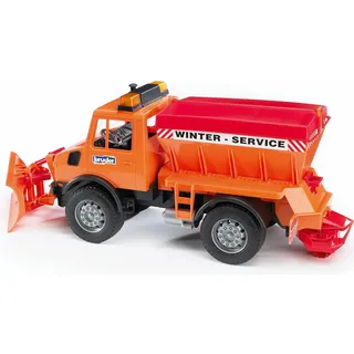 Bruder 02572 - Unimog Winterdienst orange/rot 1:16