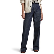 G-STAR RAW Damen Stray Ultra High Loose Jeans, Blau (stay raw denim D22068-D301-D926), 33W / 32L