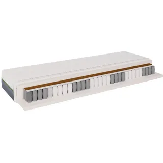 Mirjan24 Federkernmatratze Arlan 21 cm, Beidseitig verwendbar, H3/H4 (Liegefläche: 120x200 cm) - Weiß,