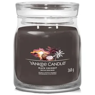 Yankee Candle Black Coconut mittelgroße Kerze 368g