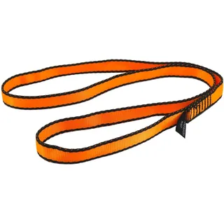 NewDoar Kletterschlinge 16 mm Nylon-Schlingenläufer 22 KN 4840 LB Kletterseil zum Klettern, Erstellen von Ankersystemen, Abseilausrüstung, perfekt für Baumarbeiten-Orange/120/1