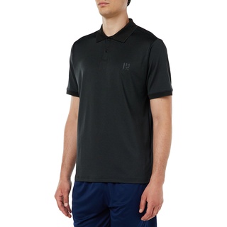 JP 1880 Herren Jay-PI Poloshirt, Golf, Halbarm Polohemd, schwarz, 3XL