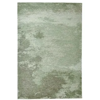 THEKO "Kapstadt Cloud" Gr. 6, grün (hellgrün), B:190cm H:5mm L:290cm, Polyacryl, Teppiche, Teppich, Flachgewebe, ideal im Wohnzimmer , Schlafzimmer
