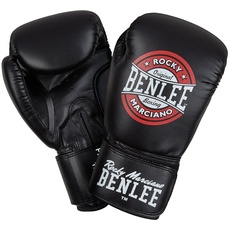 BENLEE Rocky Marciano Pressure Boxhandschuhe, Black/Red/White, 10 oz