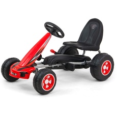 Bild Viper Pedal Gokart Auto Tretauto Kinderfahrzeug mit Handbremse für Kinder ab 3 Jahren Rot