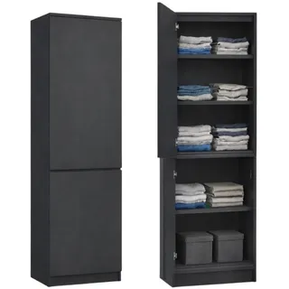 home collective Kleiderschrank 50 x 180,5 x 40 cm Anthrazit