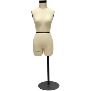 DE-LIANG Halbskala Fiberglas Nähen Kleid Form, anatomische Miniatur-Montage Schaufensterpuppe Torso zum Drapieren, feststeckbare Dressform | Schneiderpuppe, Nähwerkzeug, Design-Stoff-Schneiderin