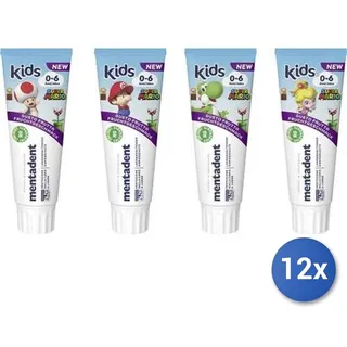 12x Bundle Mentadent Zahnpasta 50 Ml. Junior