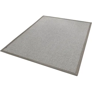 DEKOWE Teppichboden DEKOWE "Naturino RipsS2 Spezial", grau, B:200cm H:8mm L:200cm, Kunstfaser, Teppiche, Flachgewebe, meliert, Sisal-Optik, In- und Outdoor geeignet