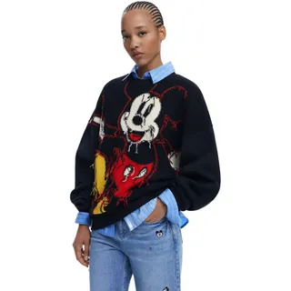 Sweat_Hello Mickey, 2000 Black, S