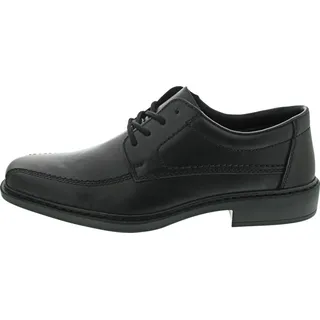 Rieker B0812 Herren Derby Schnürhalbschuhe, Schwarz (Nero 00), 47 EU, Extra weit