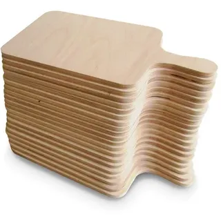 Flammkuchenbrett, Zwiebelkuchenbrett, Pizzabrett mit Griff, aus hochwertigem Holz - 20 Stk