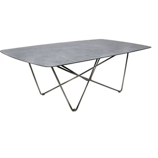 LEONIQUE LAYLA Konsolentisch 130 x 70 x 42 grau