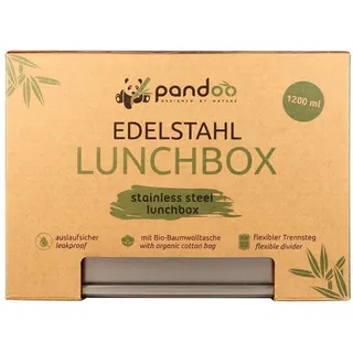 pandoo Edelstahl Lunchbox 1200ml