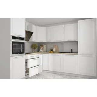 Feldmann-Küchen Winkelküche Kvantum L-Form 270 x 230 cm weiß
