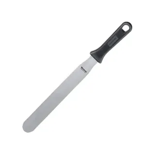 Westmark Profi-Streichpalette/Konditorenmesser, Gerade, Flexibel, Klingenmaß: 3,5 x 30,5 cm, Länge: 43,5 cm, Rostfreier Edelstahl/Kunststoff, Master Line, Schwarz/Silber, 31242270