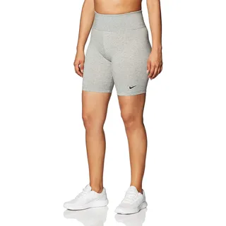 Nike Damen Shorts, Dk Grey Heather/Black/Black, S, CJ2661