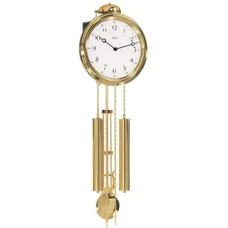 Hermle 60991-000261 Heimuhr mit Lyrapendel, Gold, Mechanisch