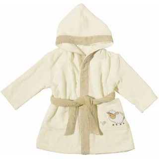 Egeria Kinderbademantel »Sheep«, 1 Stk. mit Kapuze und kleiner Stickerei, Organic Cotton, beige