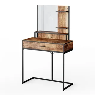 Vicco Schminktisch Vicco Fyrk Antikholz 80 cm, Model 34134 - Braun