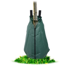 Bild Baumbewässerungssack, 75 l, Tröpfchenbewässerung bis 8 Std, Gießhilfe, UV-resistenter Baum-Wassersack, grün