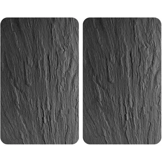 Wenko Herdabdeckplatte Universal XL 2er Set grau