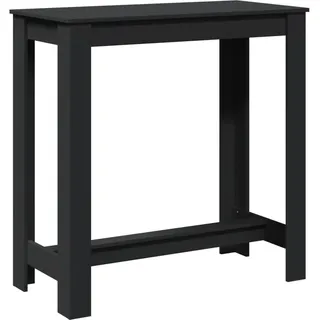 vidaXL Bartisch Schwarz 102x50x103,5 cm Holzwerkstoff - Schwarz