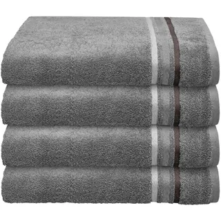 SCHIESSER Skyline Color Handtuch 50 x 100 cm grau