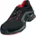 1 x-tended Sicherheitsschuh Halbschuh gelocht schwarz/rot 36 Schwarz
