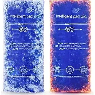 2x XXL Kühlpads - 28x12 cm Kalt Warm Kompressen blau, Groß - Wärmekissen & Kühlpacks - Gel Kühlkissen - für Prellungen, Schmerzen - Coolpack - GERMANY