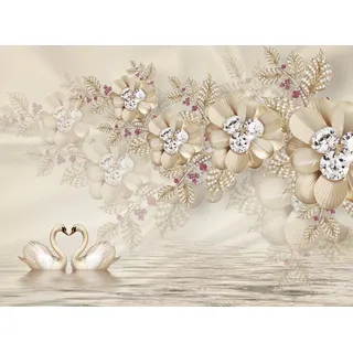 Papermoon "Muster mit Blumen", bunt,
