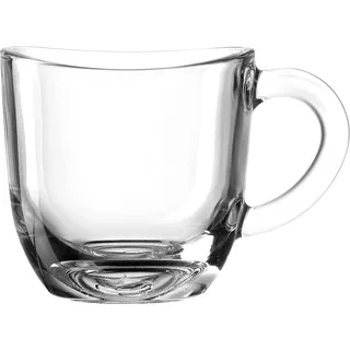 Leonardo Espressoglas Napoli 80 ml - 6 Stück - Transparent