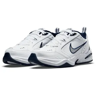 Air Monarch IV Fitnessschuhe extraweit Herren 102 white/metallic silver-midnight navy 40.5