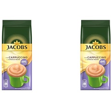 Jacobs Cappuccino Choco Nuss, 500 g Kaffeespezialitäten im Nachfüllbeutel (Packung mit 2)