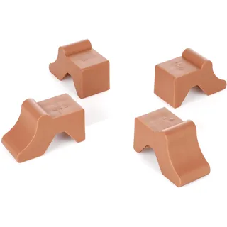 LaGreen Blumentopf Füße Terracotta 4er Set - Erhöhung für Pflanzkübel aus extra stabilen Kunststoff