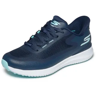 SKECHERS Damen-Golfschuhe Go Golf Flight Slip-In, Marineblau - Weiß