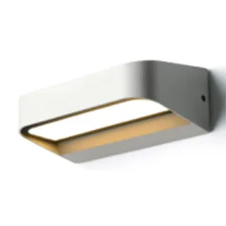 Außenleuchte Wand LED Aluminium B: 14,2 cm IP54 Weiß länglich 450 lm Modern