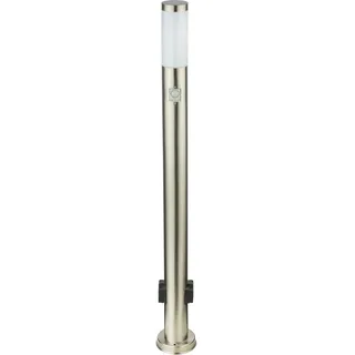 GLOBO Außenleuchte Edelstahl 110,0 cm inkl. Bewegungsmelder beige