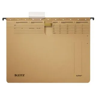 Leitz Hängehefter ALPHA/1914-00-00 A4 naturbraun