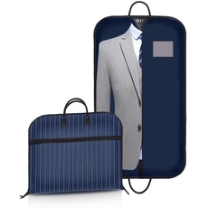 VISOOM Kleidersack | 100x 60 cm | Anzugtasche Kleidersäcke Atmungsaktive Kleidersack Anzug Schutzhülle für Anzug Jacke Kleid Reisen und Aufbewahrung Herren Damen(Oxford-Stoff Blau)
