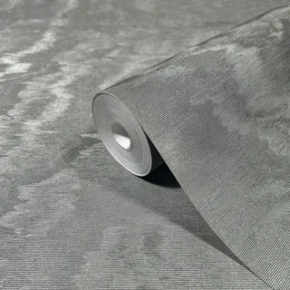 Marburg Vliestapete Metalloptik Glänzend Hammerschlag 10,05 m x 0,7 m Anthrazit