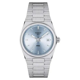 Damenuhr Tissot PRX 35mm T137.210.11.351.00, Silberblau - Bunt