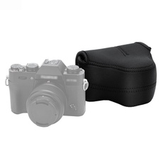 JJC Kameratasche Neopren für Fujifilm X100V X100T Lumix G100 G110 Kameras, X-T30/XT30II mit 18mm or 15-45mm Objektiv Olympus E-M10 II + 14-42mm für Kameras mit Objektivgrößen bis 127 x 85 x 84 mm
