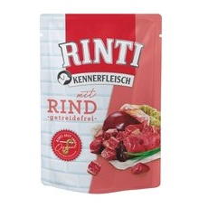 20x400g Vită Pliculețe RINTI Kennerfleisch Hrană umedă câini