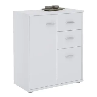 CARO-Möbel Kommode Locarno weiß , Weiß , Holzwerkstoff , Mode , 60x70x30 cm , Babymöbel & Kindermöbel, Kinderzimmer & Jugendzimmer, Kinderbetten, Hochbetten