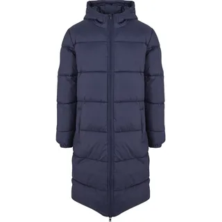 URBAN CLASSICS Long Puffer Mantel blau M