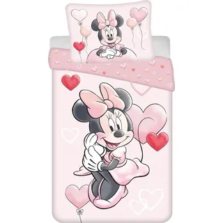 Jerry Fabrics Minnie Balloon Rosa 140 x 200 cm + 70 x 90 cm