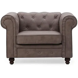 Menzzo Grand Fauteuil Chesterfield - Sessel Vintage