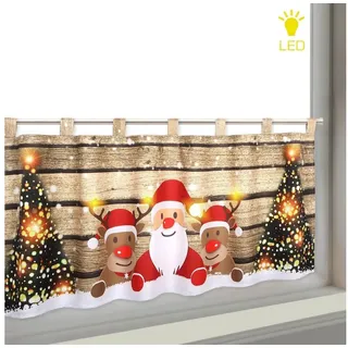 Delindo Lifestyle WEIHNACHTS-TEAM Schlaufen 120 x 45 cm Braun 1 Stk.