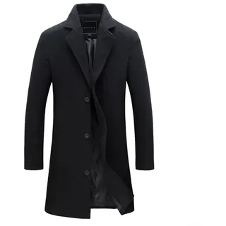 SPORTARC Stilvolle Oberbekleidung für Herren, Winter-Trenchcoat mit klassischem Revers, geeignet für jeden Anlass